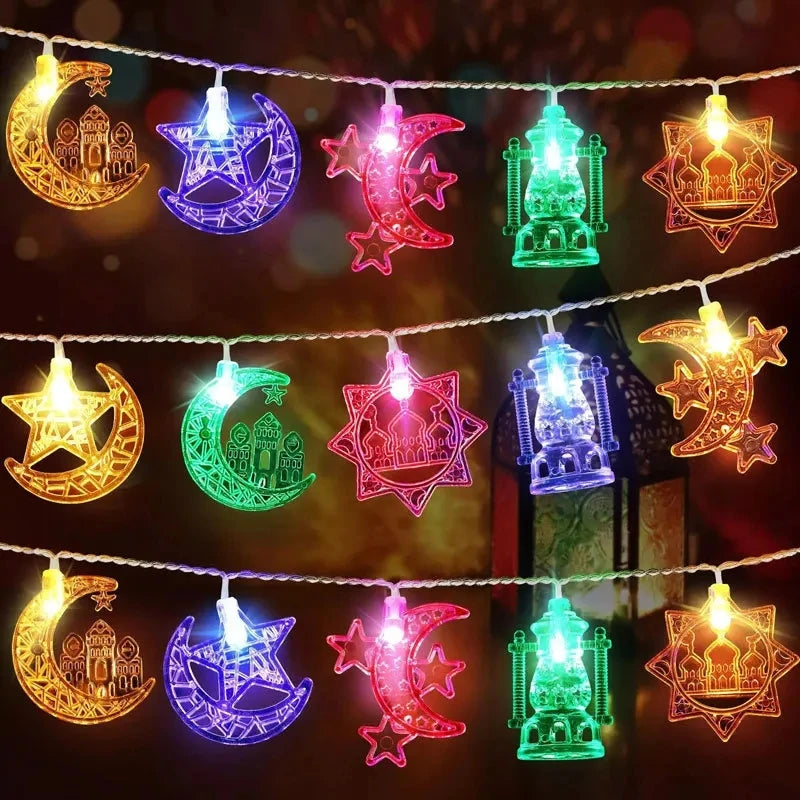 Guirlande lumineuse LED EID Mubarak