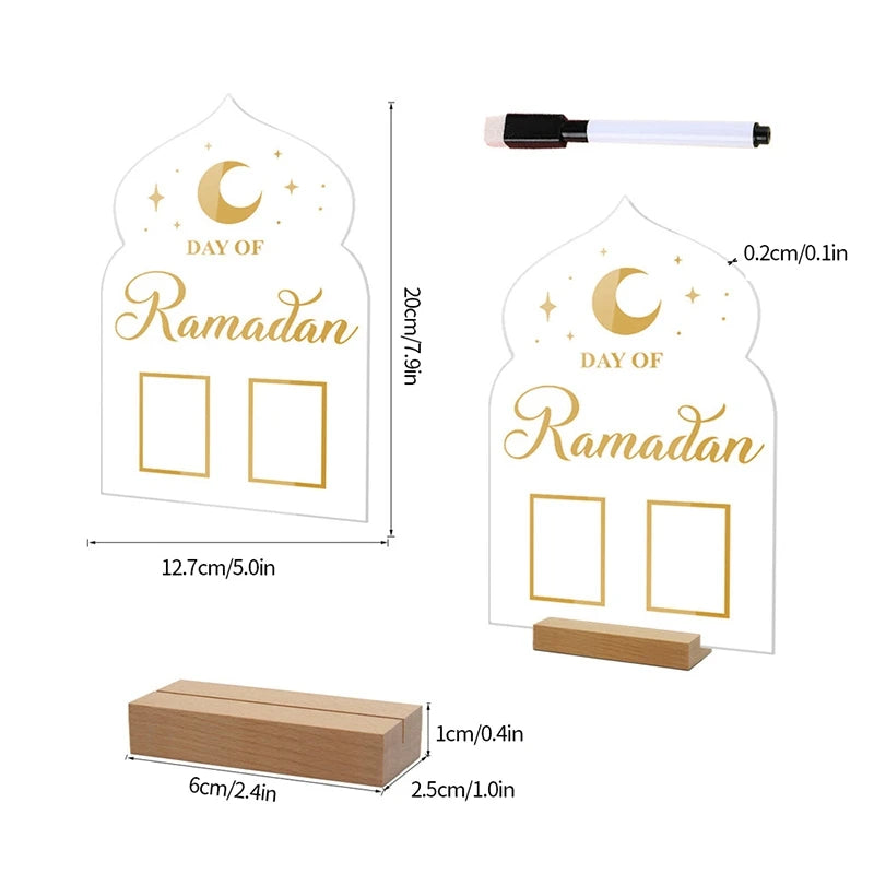 Calendrier du Ramadan Kareem